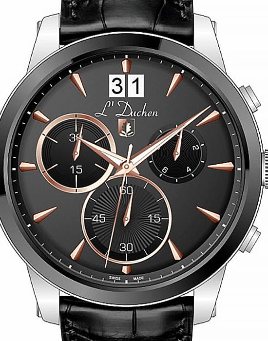 L'Duchen L'Duchen Aerostat Chrono D 232.11.35 , наручные мужские часы фото под углом